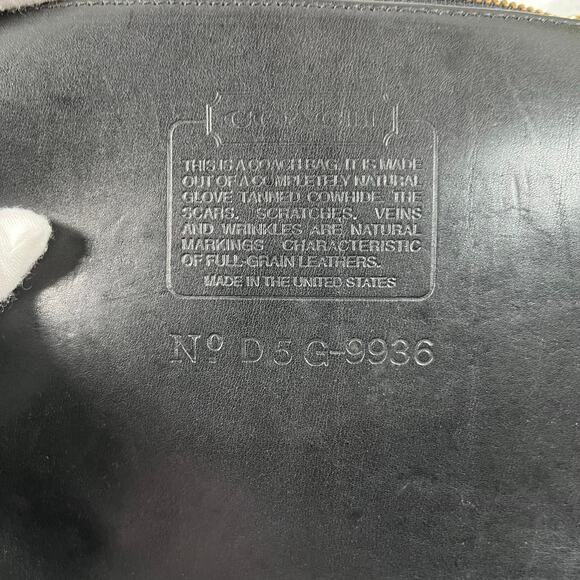 SOLD Coach Vintage Bradley Bucket Camera Bag USA Made Gold Hardware Turnlock - Picture 4 of 14